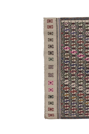 Vintage Turkish Kilim Rug 5'' x 9''