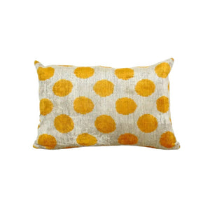 Silk Ikat Velvet Pillow Cover | 16'' x 24''