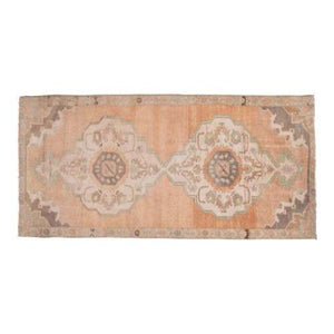 Vintage Turkish Karapinar Runner Rug 4'11'' x 10'3''