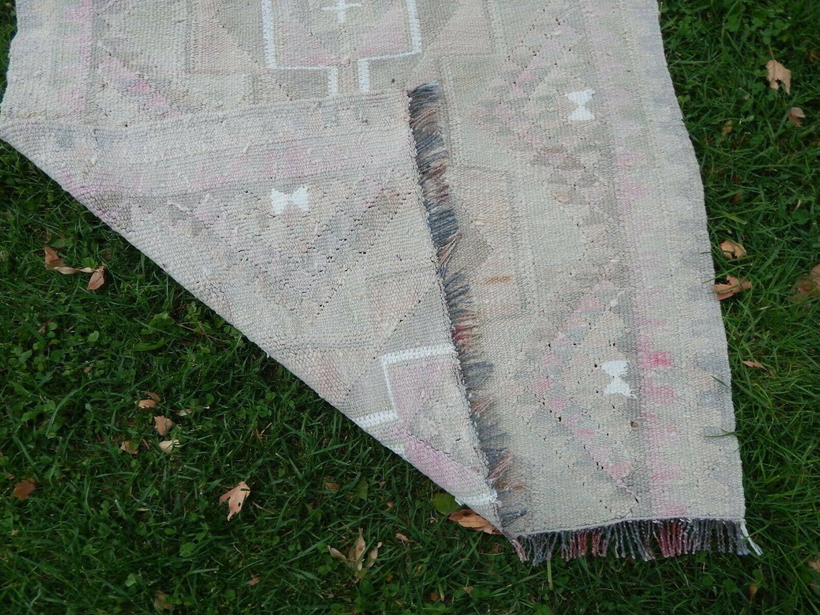 Vintage Herki Kilim Runner 2'11'' x 9'7''
