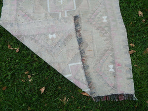 Vintage Herki Kilim Runner 2'11'' x 9'7''