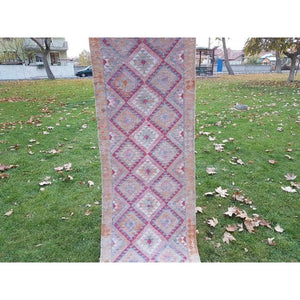 Vintage Herki Kilim Runner 2'8'' x 9'10''