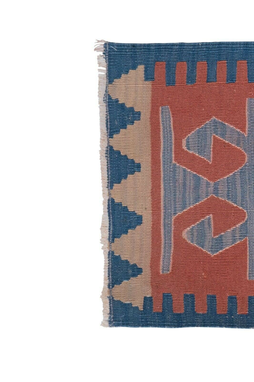 Vintage Turkish Kilim Rug 18'' x 41''