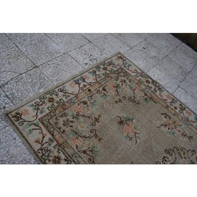 Vintage Oushak Rug 3'9'' x 6'10''