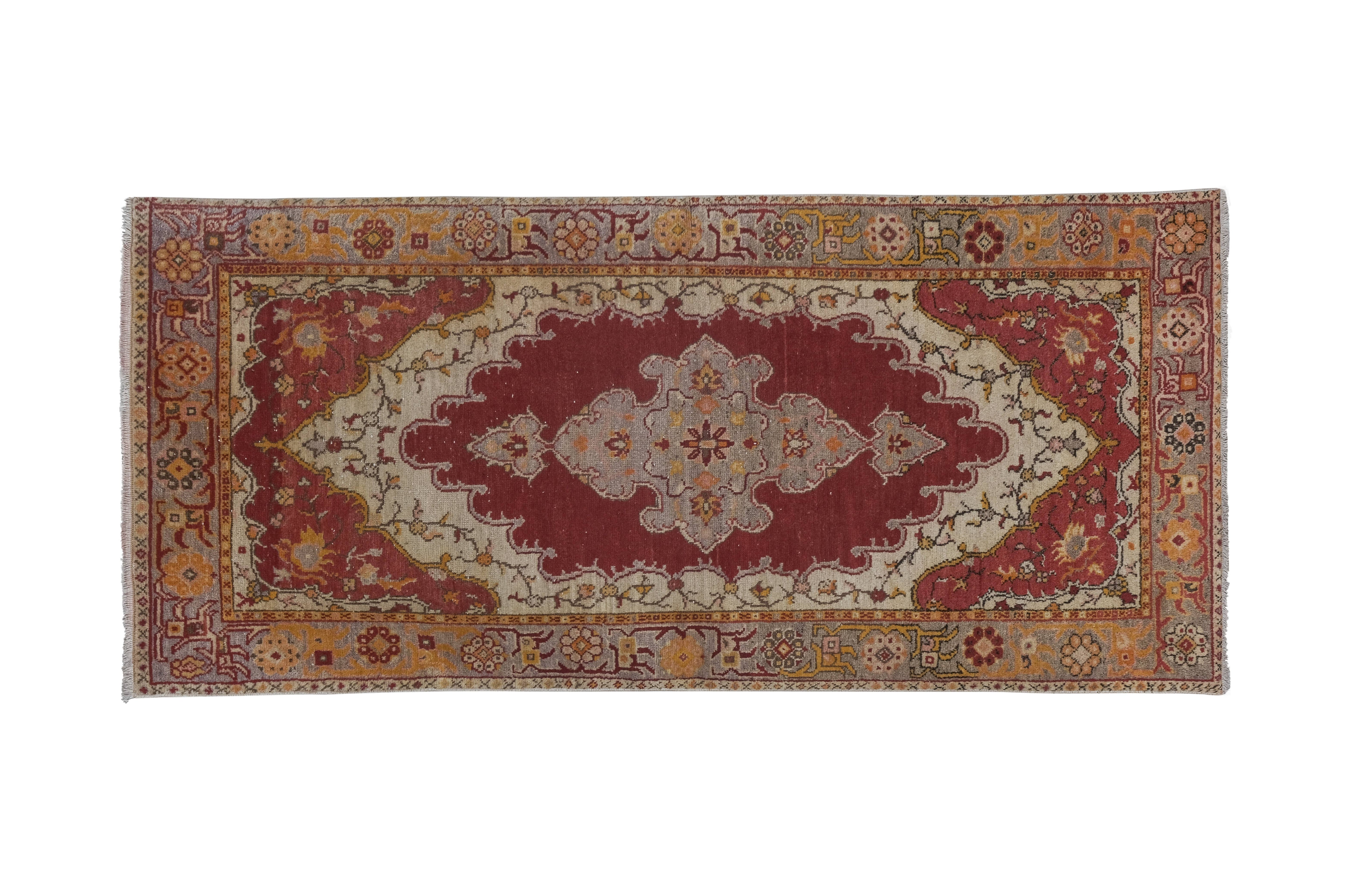 Vintage Oushak Rug 3'5'' x 7'4''