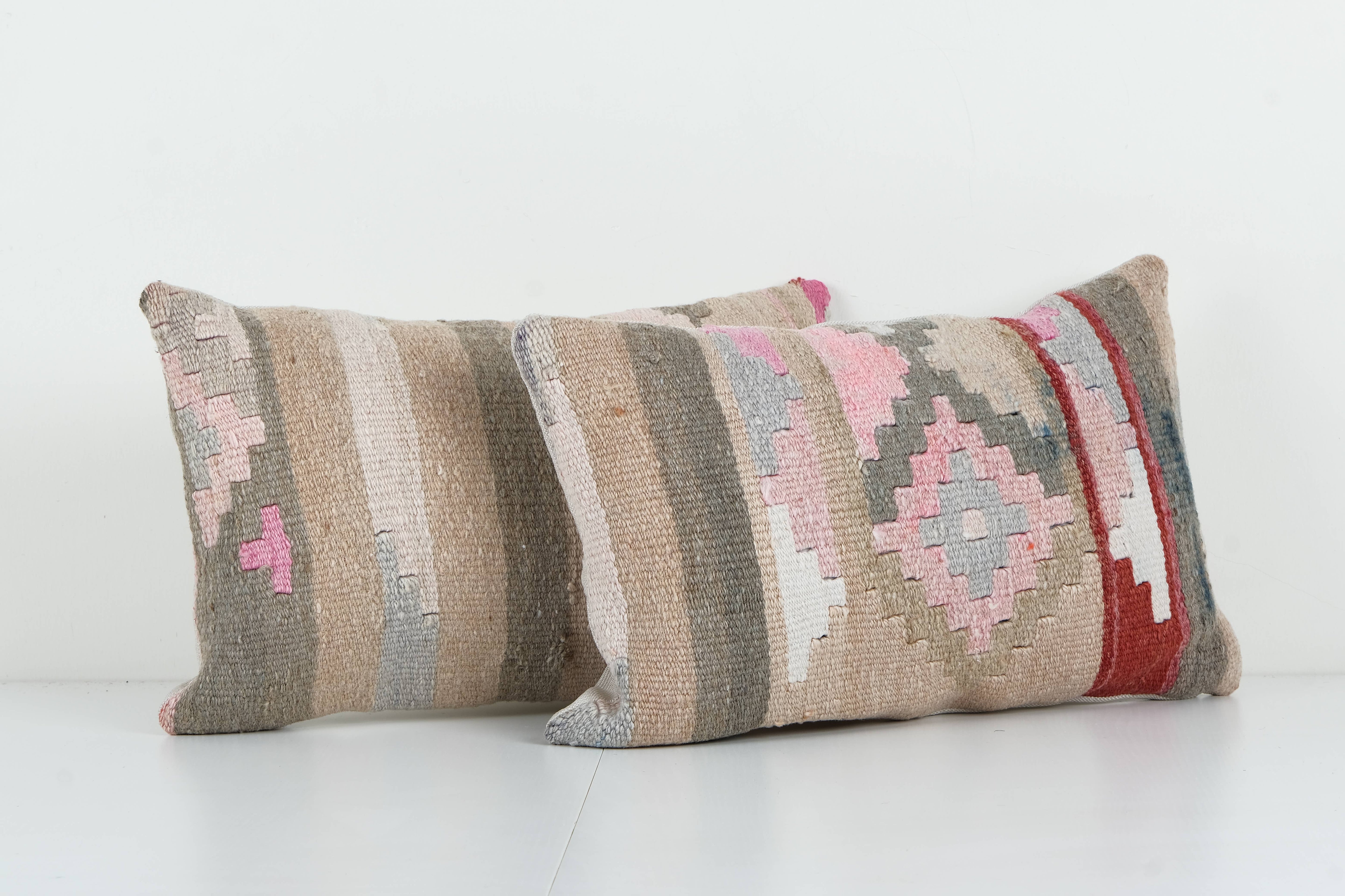 Kilim Pillow Cover Set of 2 | 12'' x 18''