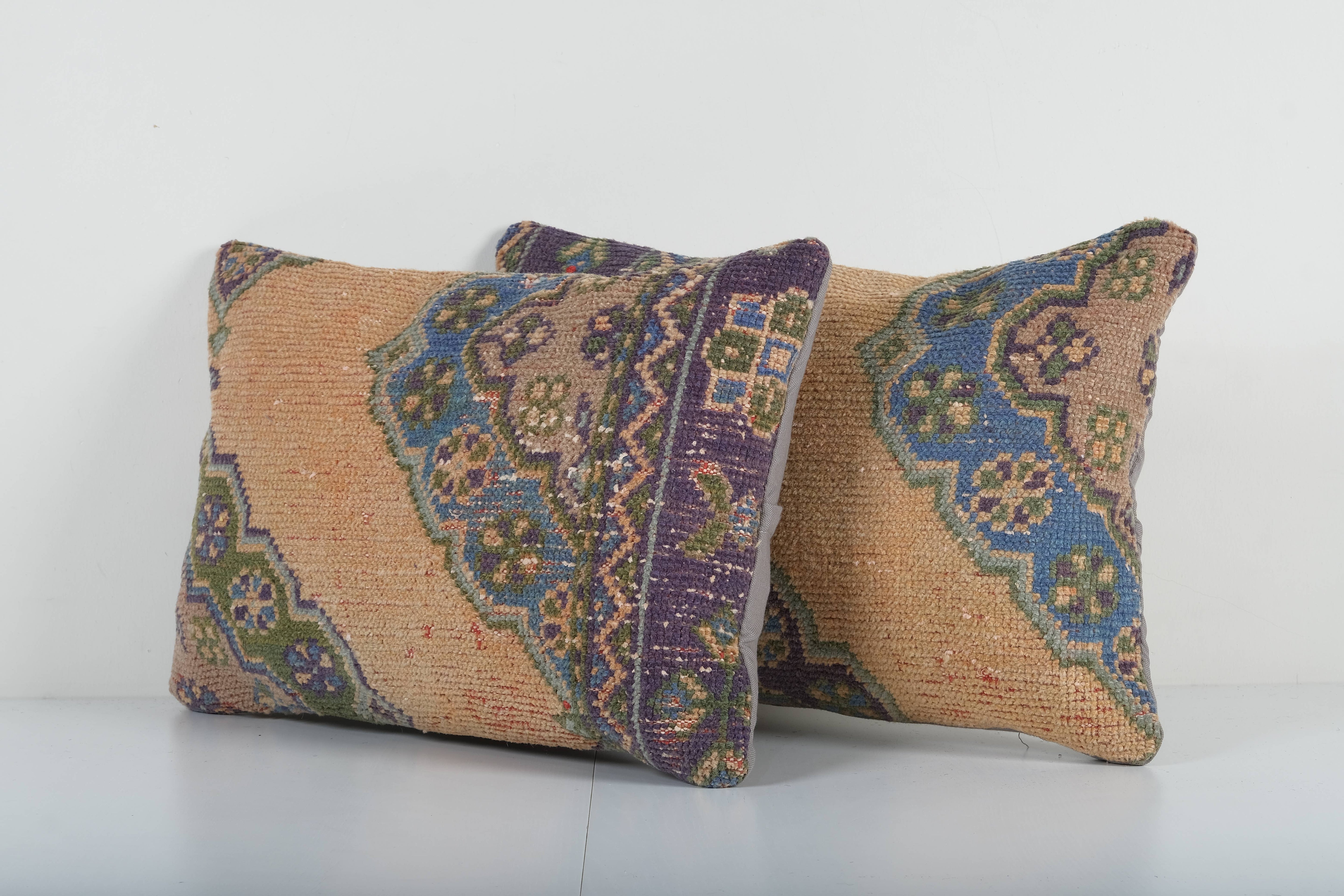 Rug Pillow Cover Set of 2 | 16'' x 24''