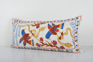 Snake Suzani Bedding Pillow Cover | 18'' x 36''