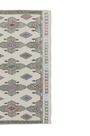 Vintage Turkish Karapinar Cicim Rug 5'11'' x 8'4''