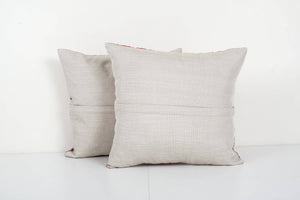 Uzbek Roller Printed Pillow Cover Set of 2 | 18'' x 18''