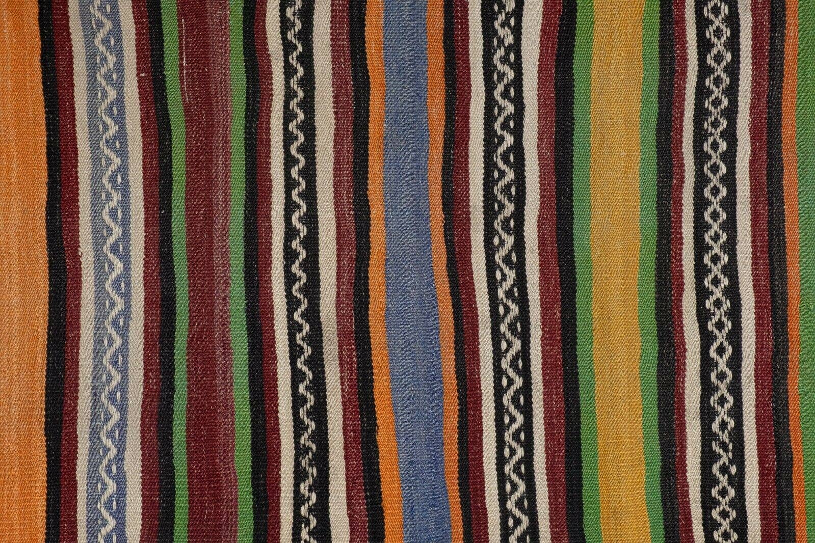 Vintage Turkish Kilim Runner 2'3'' x 10'10''