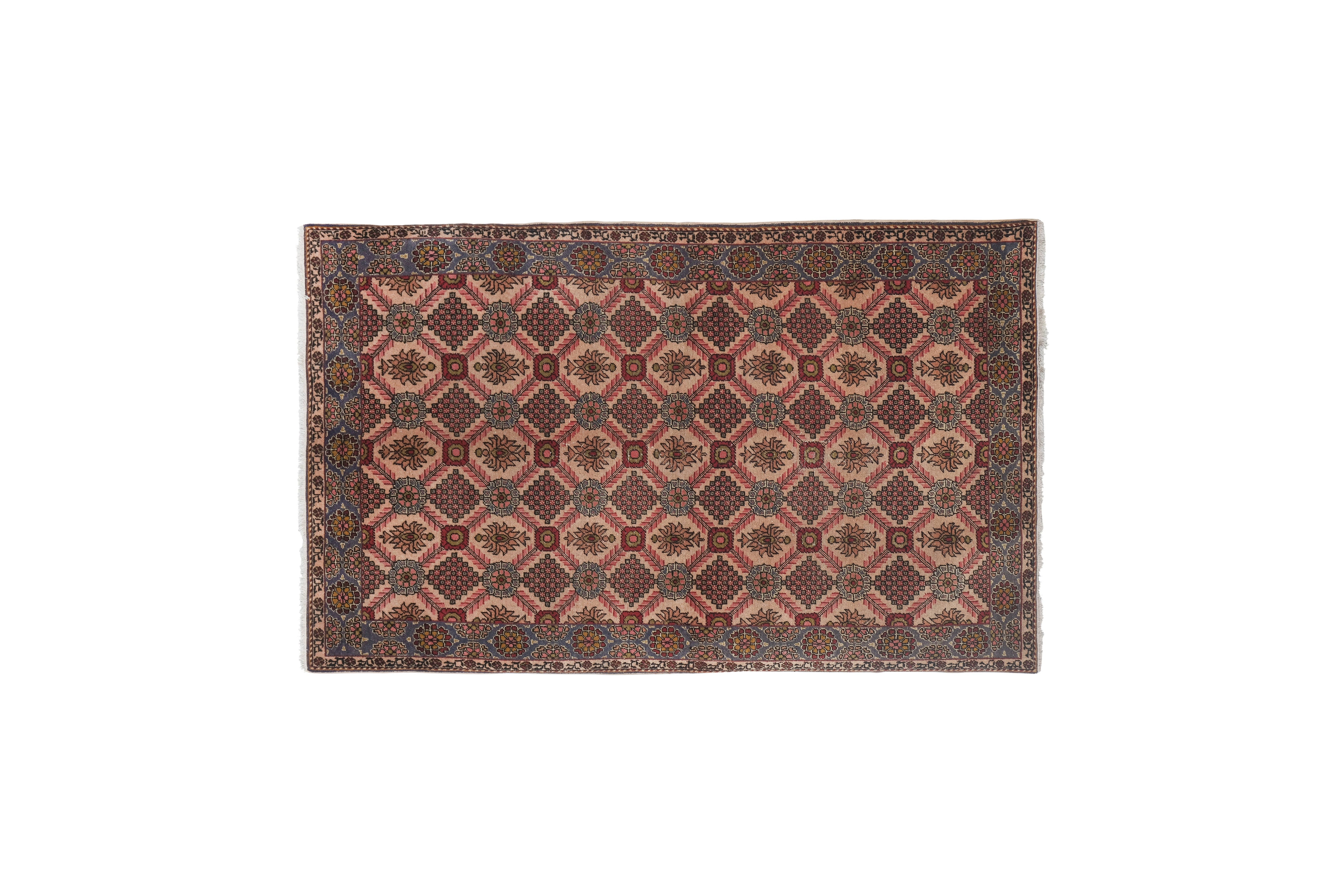 Vintage Turkish Rug 4'4'' x 6'8''