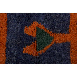 Vintage Turkish Shaggy Rug 6' x 6'2''