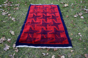 Vintage Turkish Tulu Rug 3'9'' x 6'
