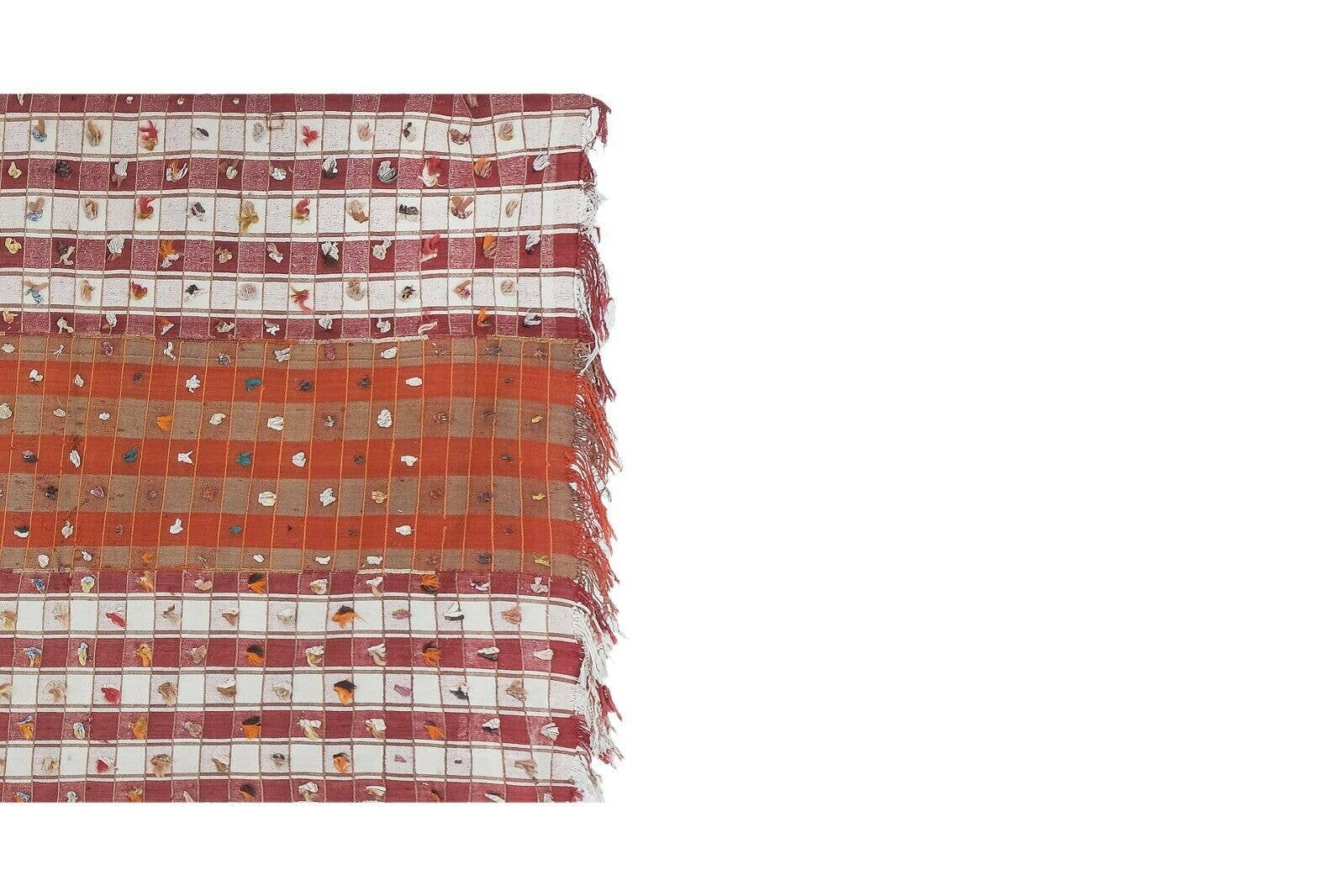 Vintage Turkish Kilim Rug 4'11'' x 13'5''