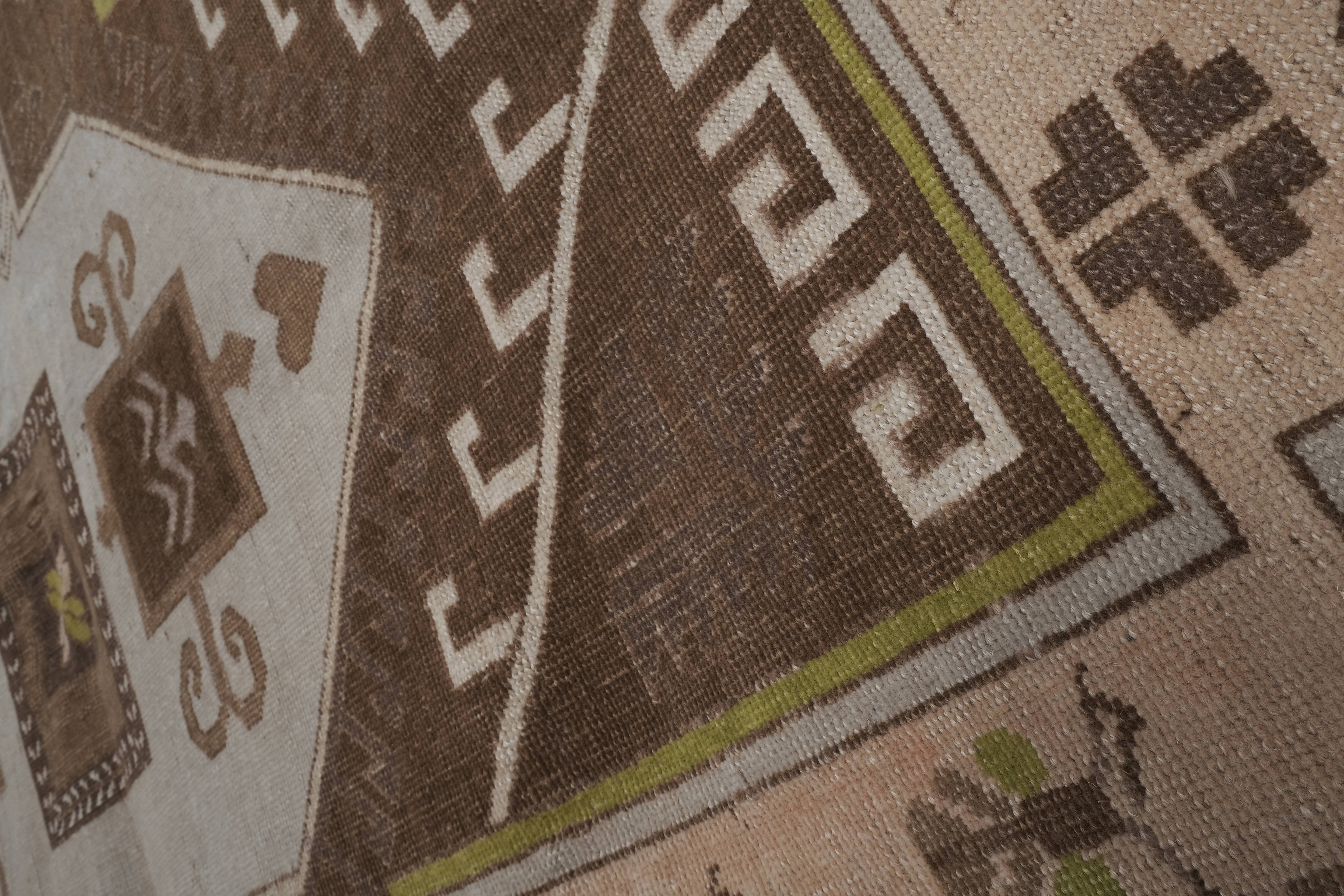 Vintage Turkish Kars Rug 5'10'' x 10'