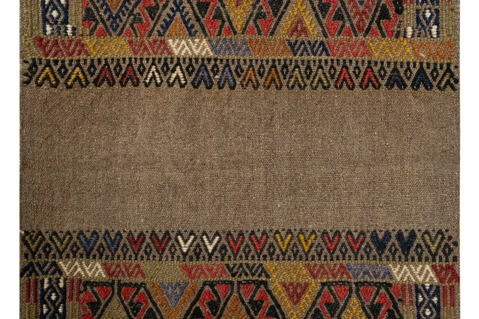 Vintage Turkish Kilim Runner 1'9'' x 13'