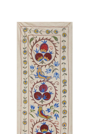 Bird Suzani Table Runner | 1'9'' x 6'2''