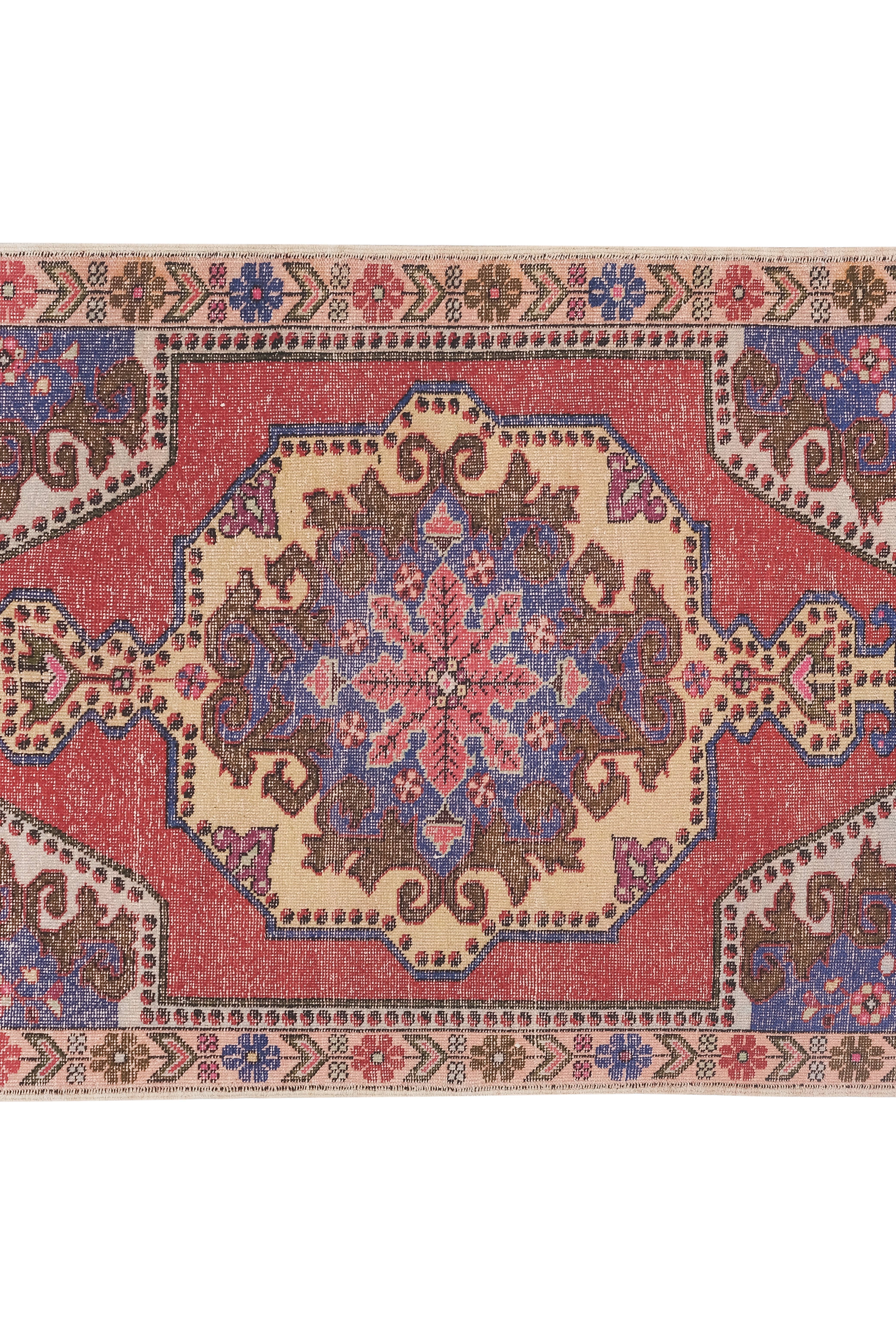 Vintage Turkish Rug 4'6'' x 7'3''
