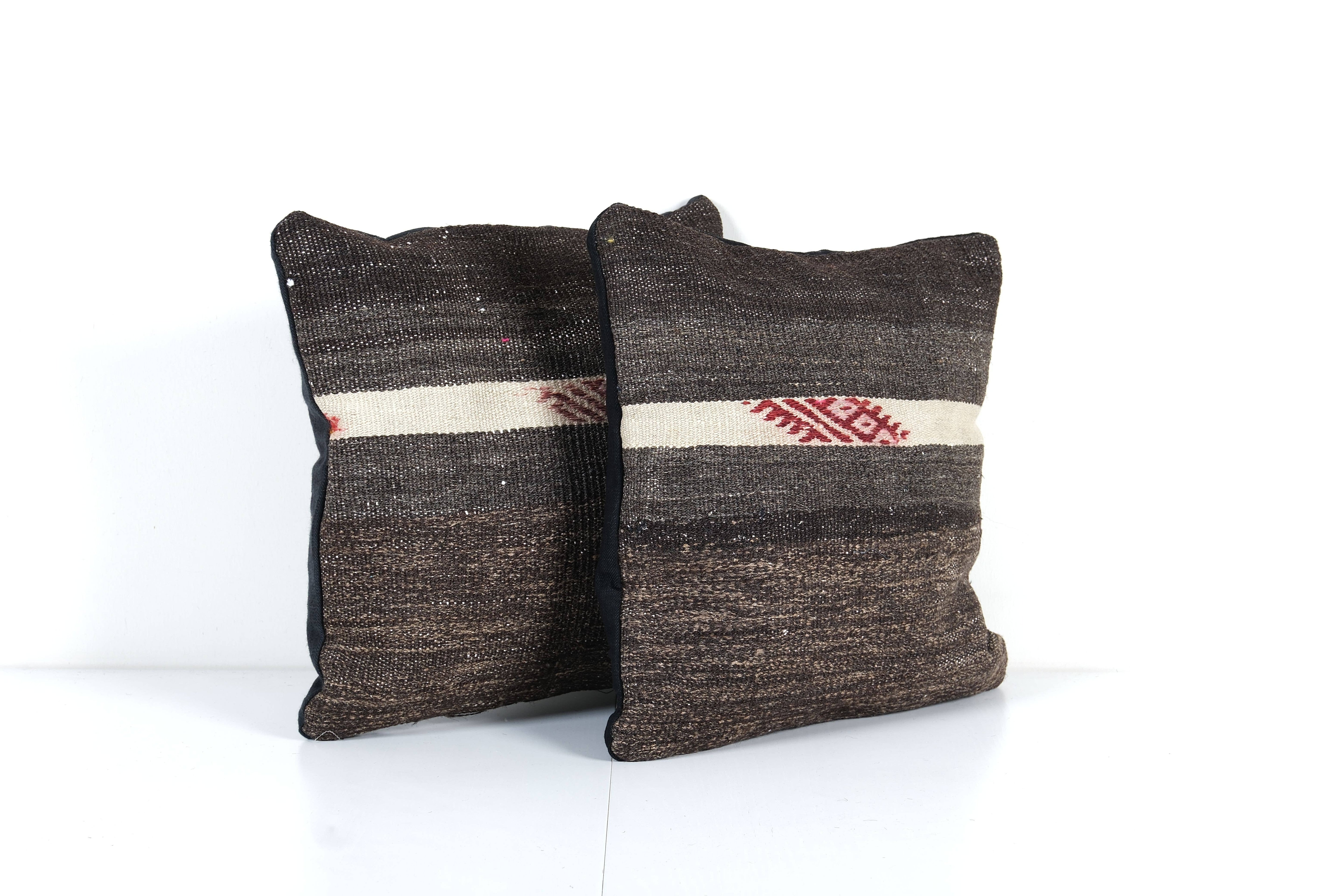 Kilim Pillow Cover Set of 2 | 16'' x 16''