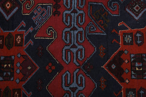 Vintage Caucasian Rug 4'3'' x 5'7''