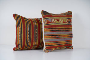 Kilim Pillow Cover Set of 2 | 18'' x 20''