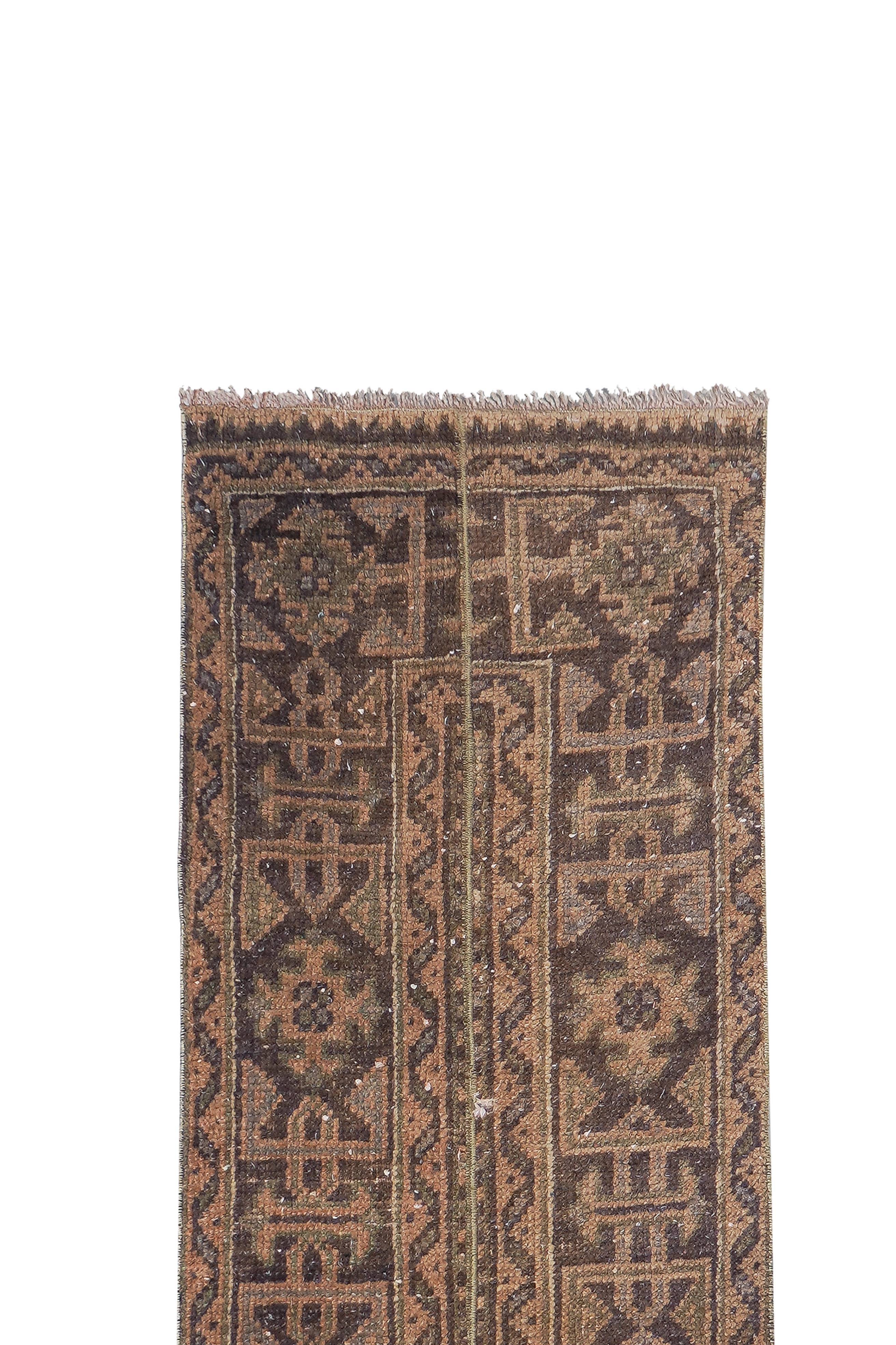 Vintage Oushak Runner 1'7'' x 18'3''