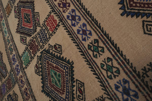 Vintage Turkish Kilim Rug 4'11'' x 7'3''