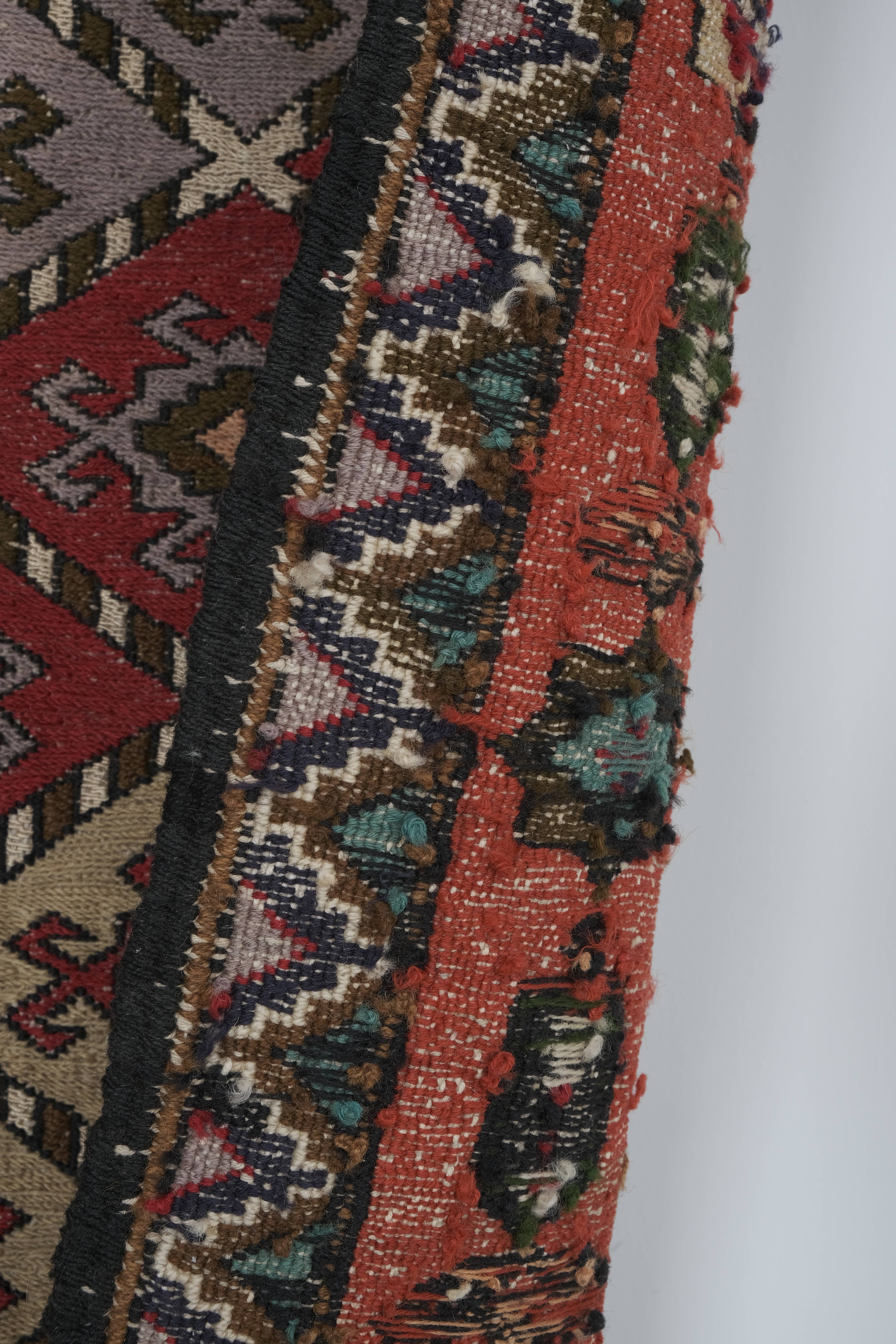 Vintage Turkish Kilim Rug 4'2'' x 6'5''