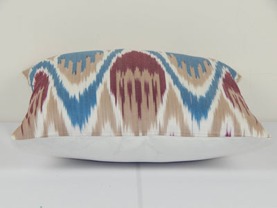 Silk Ikat Velvet Pillow Cover | 12'' x 13''