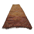 Vintage Turkish Kilim Runner 2'4'' x 8'9''