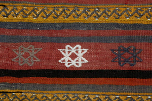 Vintage Kilim Runner 2'4'' x 9'
