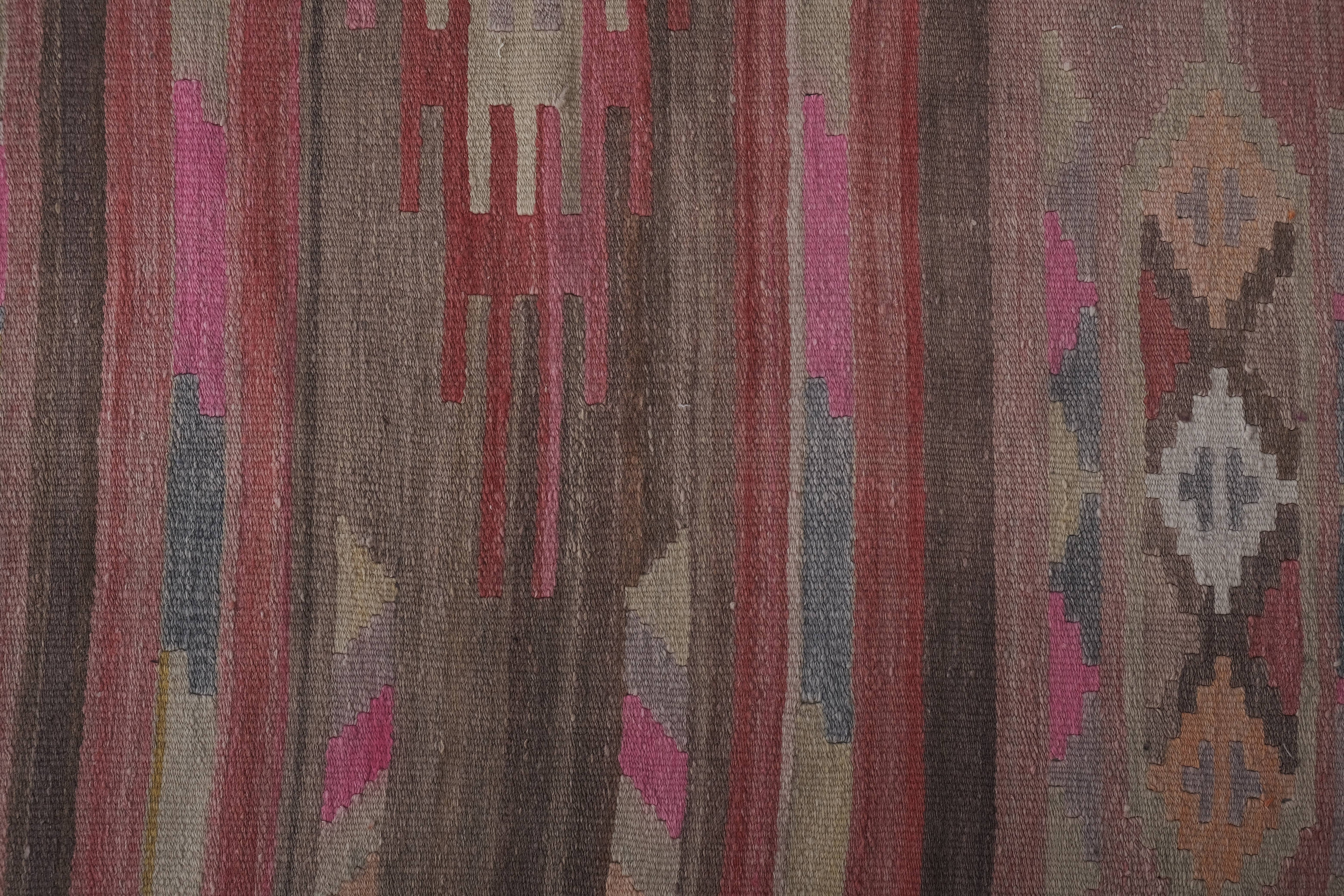 Vintage Turkish Kilim Runner 2'6'' x 20'11''