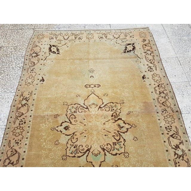 Vintage Turkish Karapinar Rug 4'4'' x 7'2''