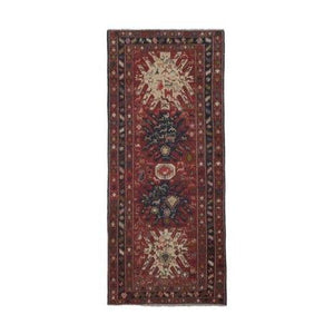 Vintage Turkish Anatolian Soumac Runner Rug 4'5'' x 9'8''
