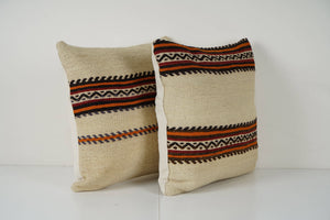 Kilim Pillow Cover Set of 2 | 18'' x 18''