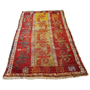 Vintage Anatolian Yastik Rug 22'' x 37''