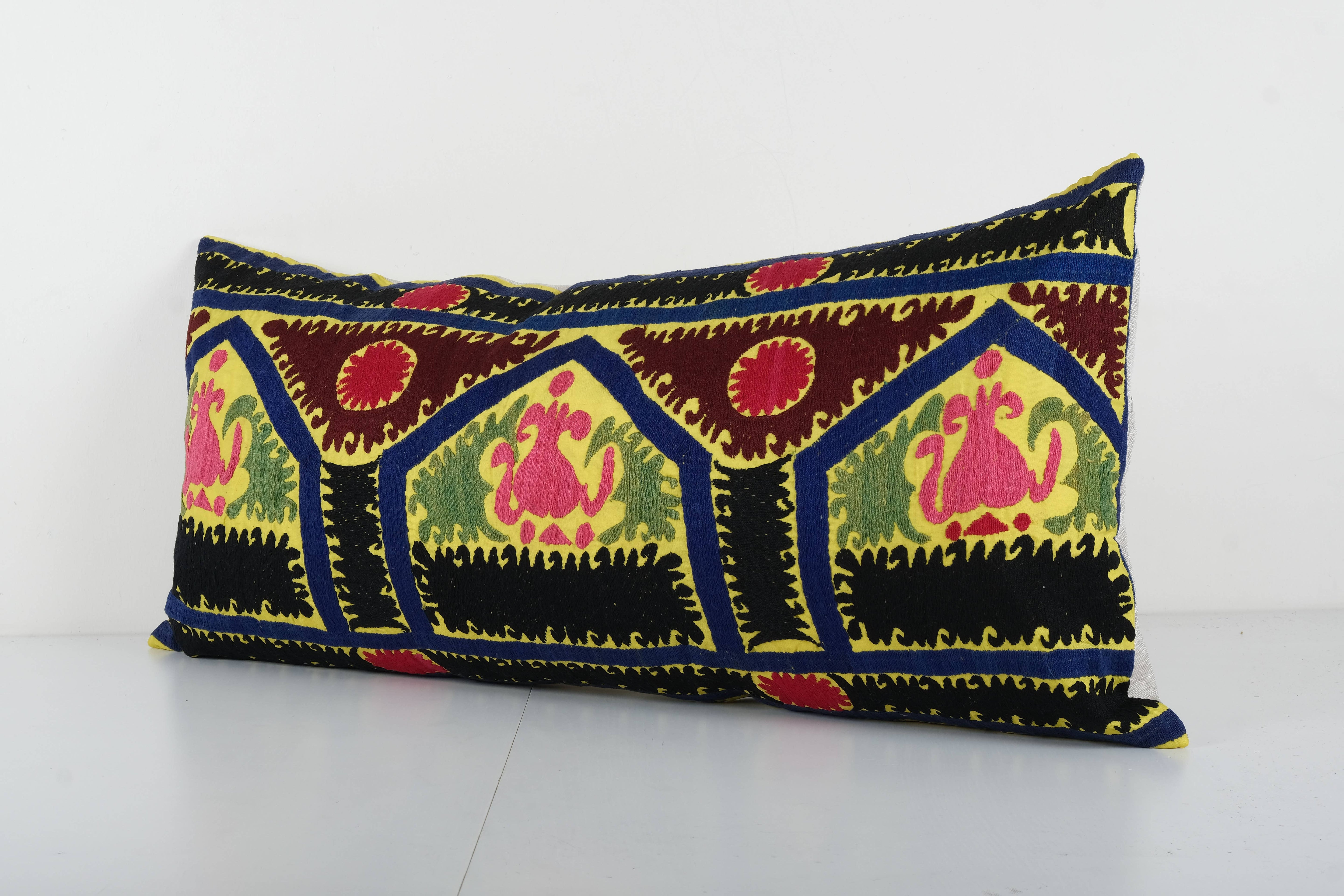 Suzani Bedding Pillow Cover | 18'' x 36''