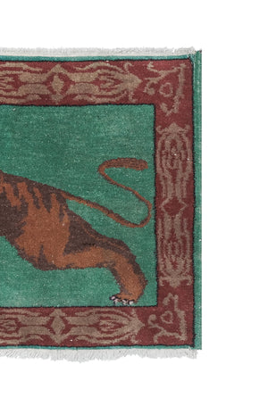 Vintage Turkish Rug 31'' x 59''