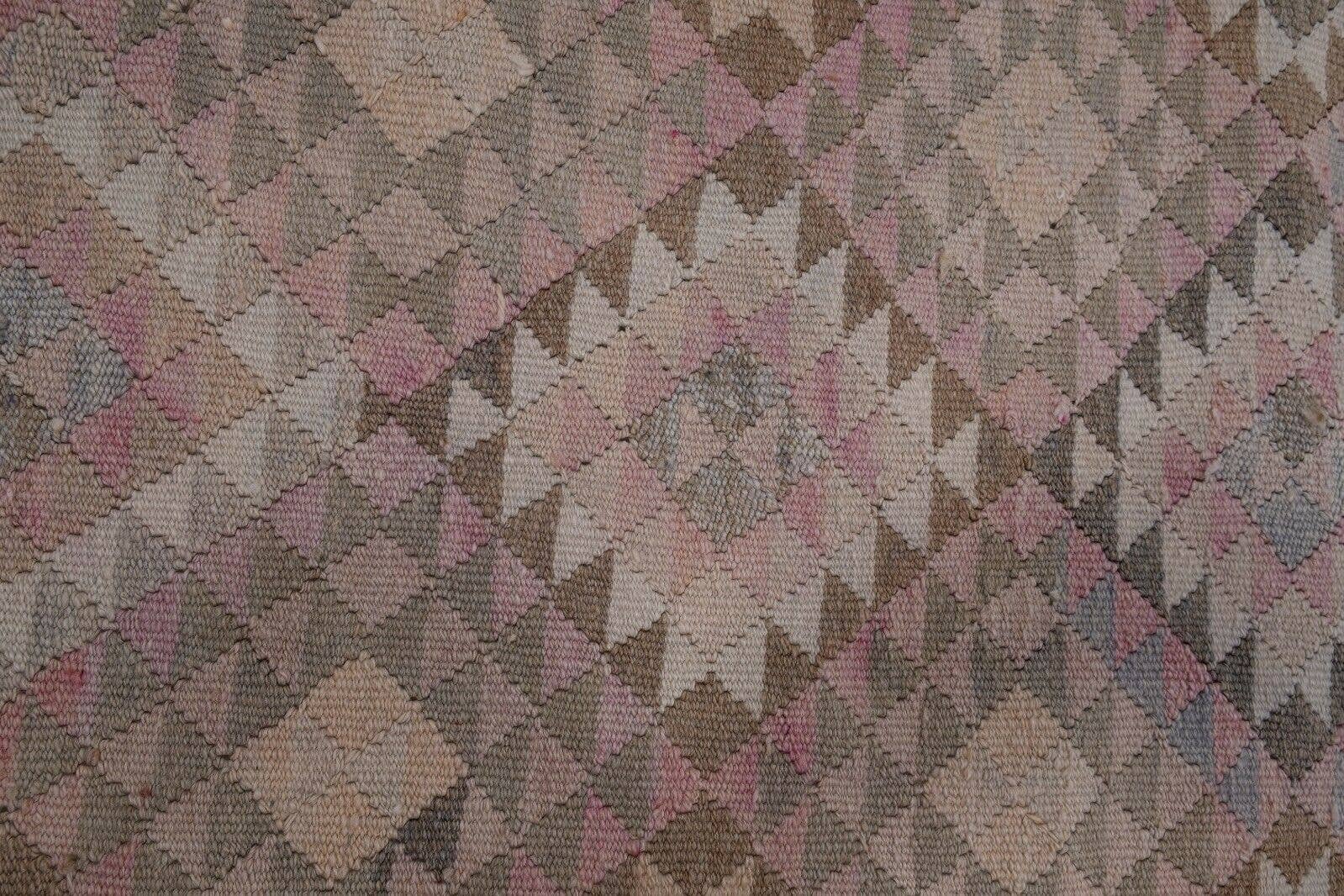 Vintage Turkish Kilim Runner 2'9'' x 12'2''