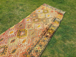 Vintage Turkish Rug 3' x 8'11''