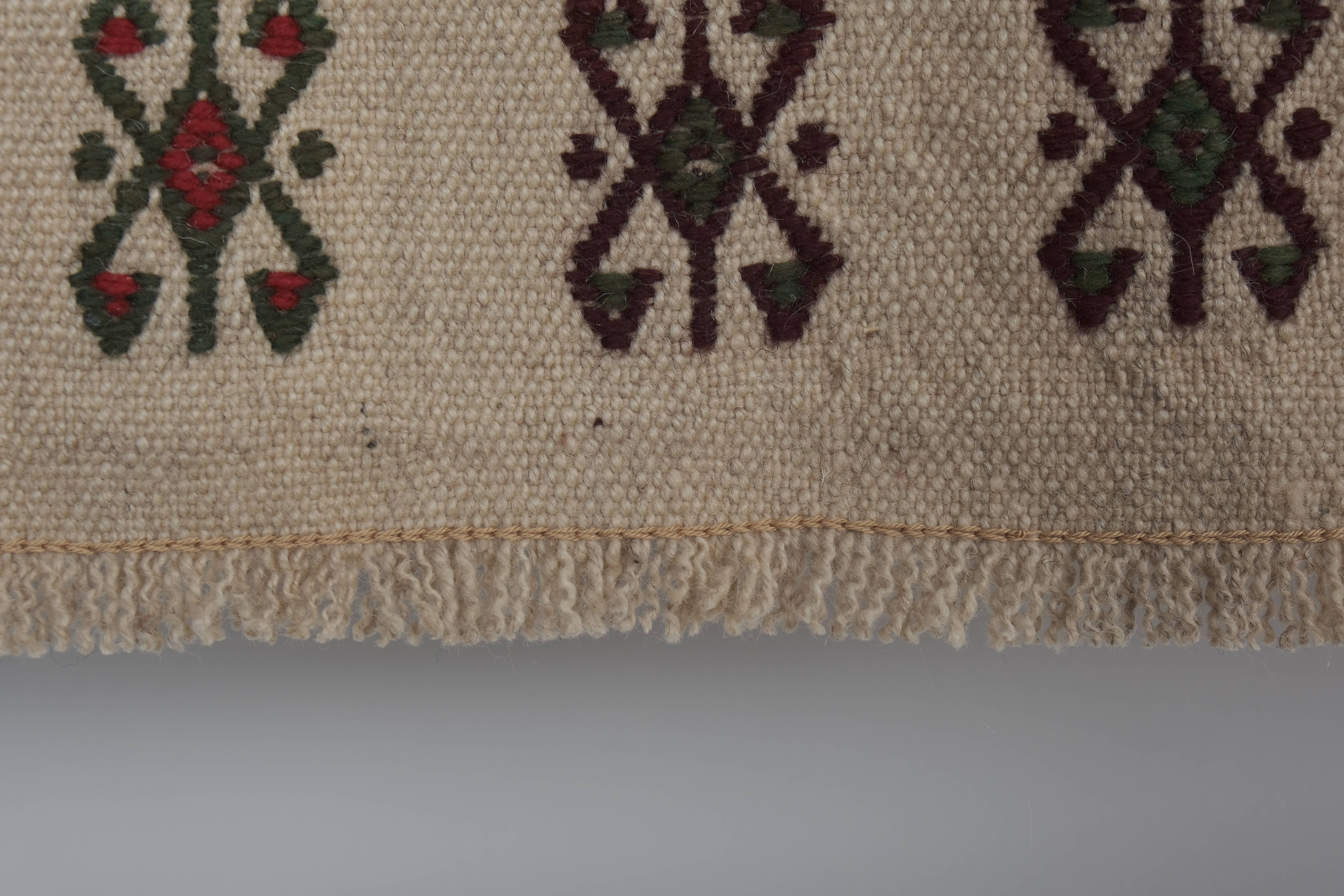 Vintage Turkish Kilim Rug 5'' x 9''