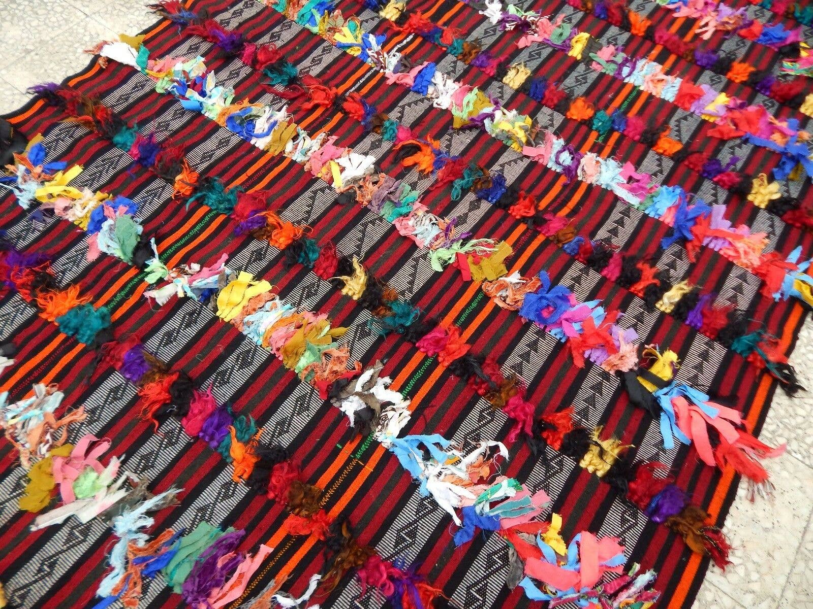 Vintage Turkish Tulu Rug 6' x 9'6''