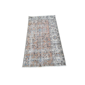 Vintage Turkish Rug 27'' x 51''