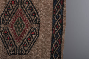 Vintage Turkish Kilim Runner 1'4'' x 13'1''
