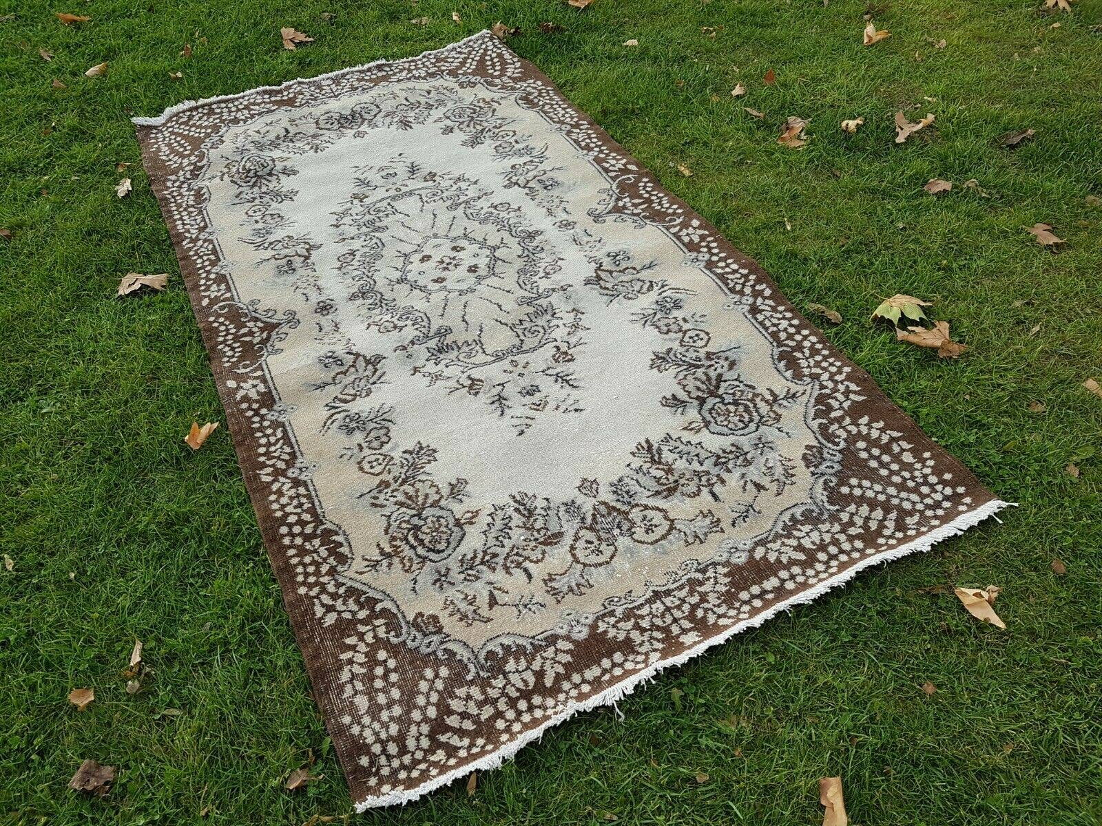 Vintage Turkish Anatolian Rug 3'10'' x 7'3''