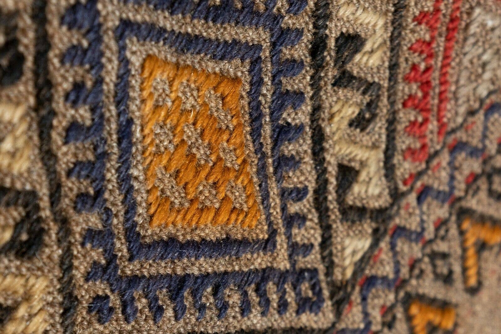 Vintage Turkish Kilim Runner 1'8'' x 13'9''