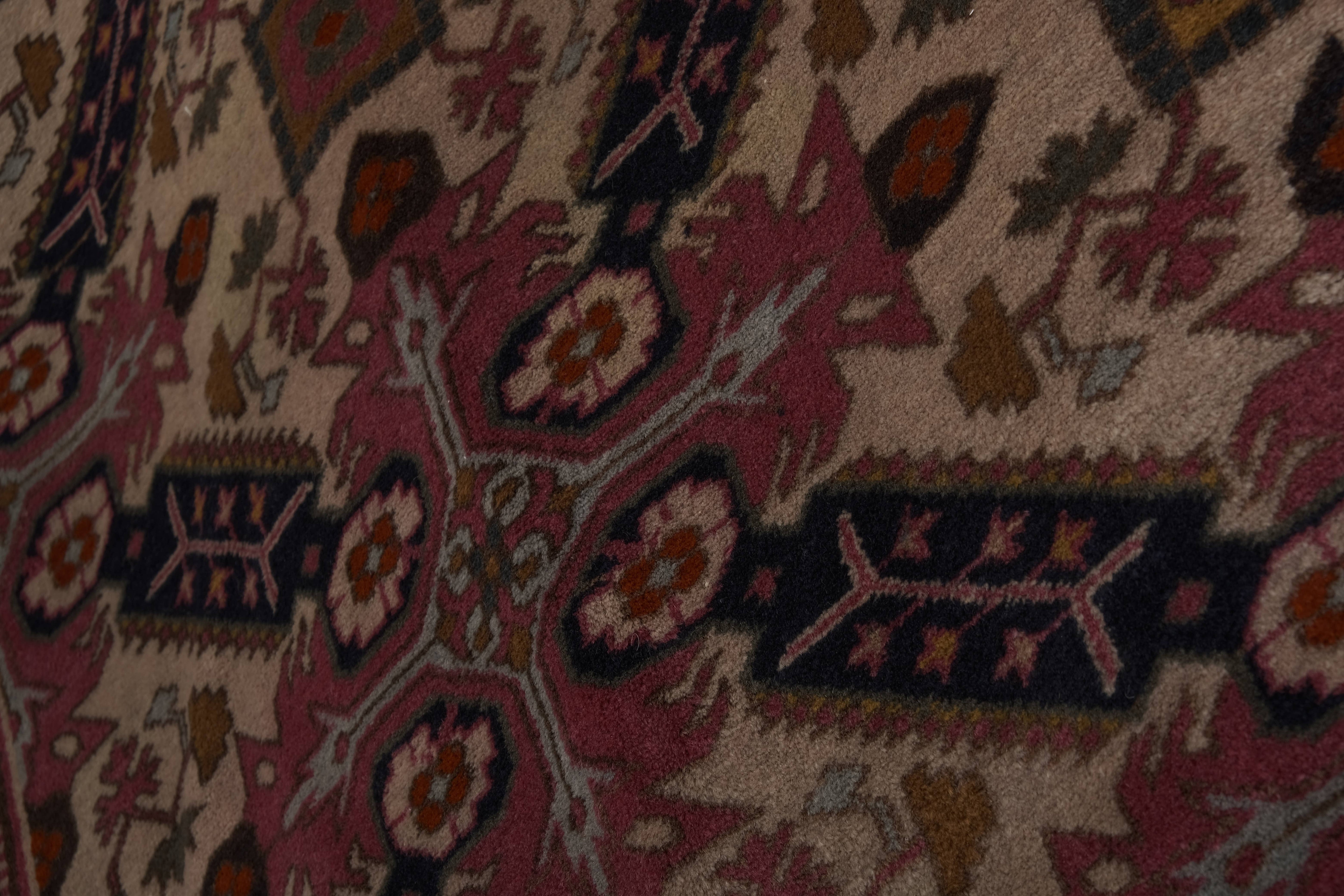 Vintage Caucasian Rug 4'2'' x 6'3''
