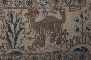 Vintage Turkish Rug 3'4'' x 5'11''