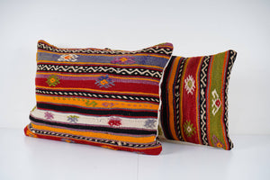 Kilim Pillow Cover Set of 2 | 16'' x 24''